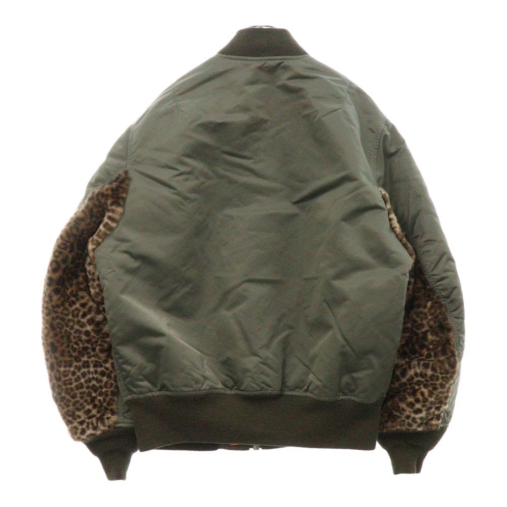 こちらは専用です。正規品　ワコマリア　レオパードファージャケット　M WACKO MARIA/FAUX LEOPARD FUR VARSITY JACKET（BEIGE