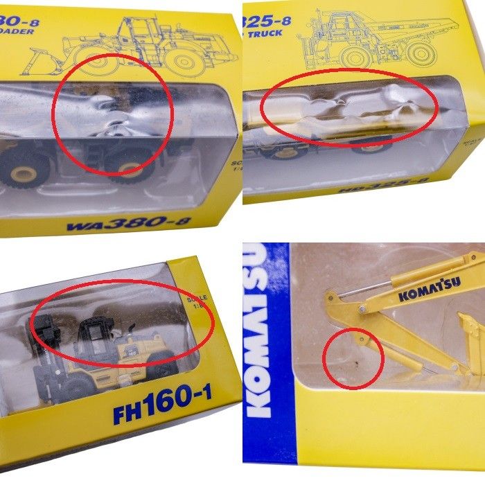 KOMATSU コマツ オリジナルミニチュアカー 10点セット 1/87スケール 非売品 株主優待 建築機械 ミニカー 中古 a1 KOMATSU コマツ オリジナルミニチュアカー 10点セット 1/87