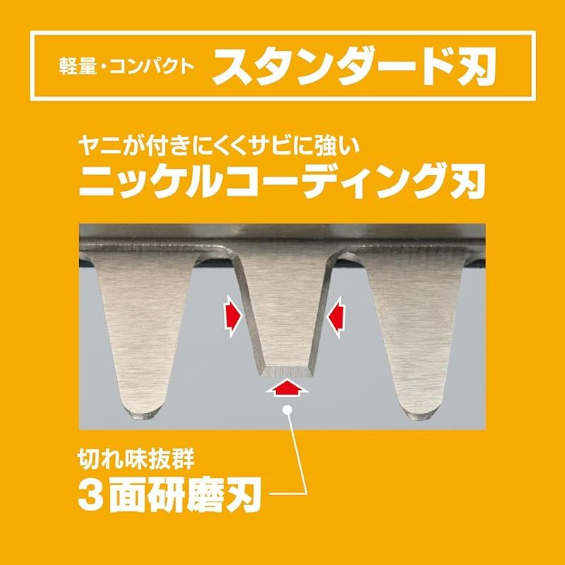 きれいな 京セラ Kyocera 旧リョービ ヘッジトリマ HT-2110 刈込幅210mm 690350A 3面研磨刃と低振動で鋭い切れ味と安定した剪定 刃 ニッケルコーティング 両刃駆動 最大切断枝径10mm 1