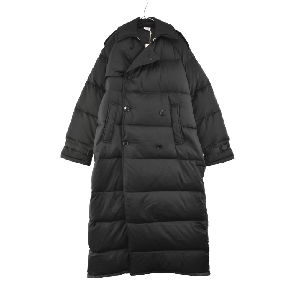 vêtements ブラックロングコート VETEMENTS (ヴェトモン) ロングダウンジャケット コート