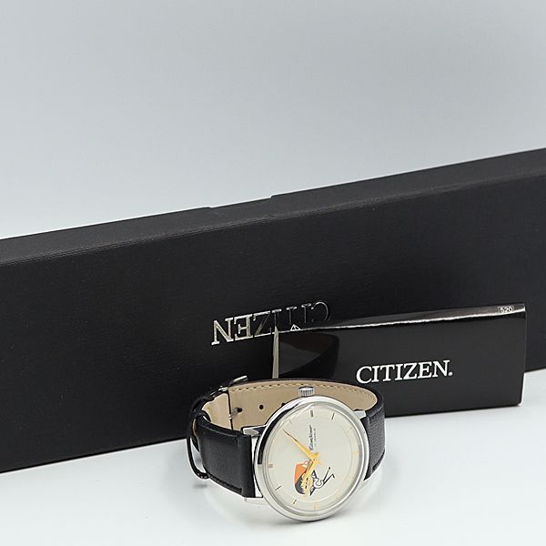 デッドストック級 稼働 未使用品 箱付 70周年 1960本 シチズン 手巻き ホーマー Cチャン白文字盤 メンズ腕時計 9800ABC  0016500STU