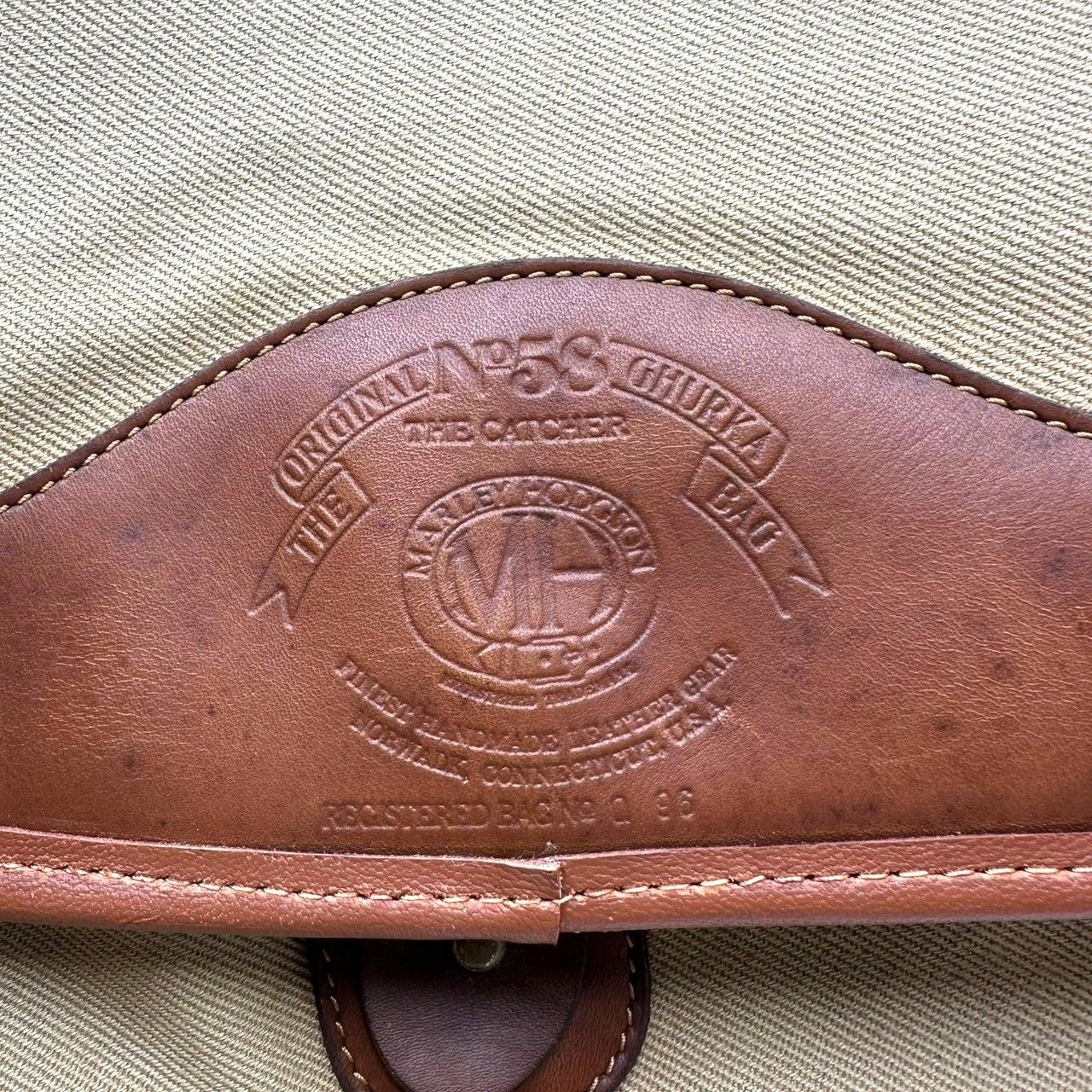 GHURKA(グルカ) N.58 Campus Leather Shoulder Bag キャンパス