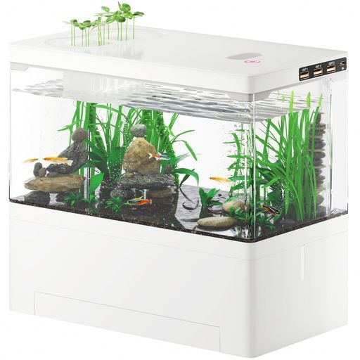 魚用品・水草 Yjhyuxi水槽セット小型アクアリウム【インボイス制度登録 