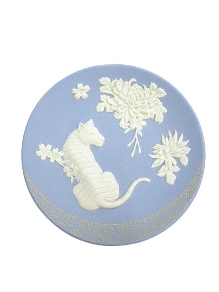 ウェッジウッド ジャスパー エト トレイ 干支 プレート 2022 トラ 寅