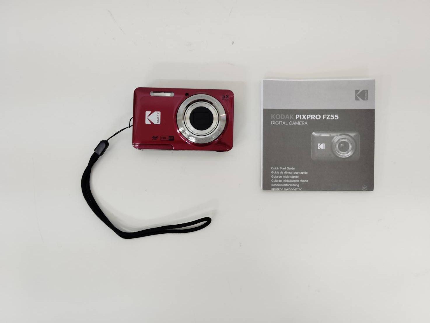 KODAK PIXPRO FZ55 レッド コンパクトデジタルカメラ - メルカリ