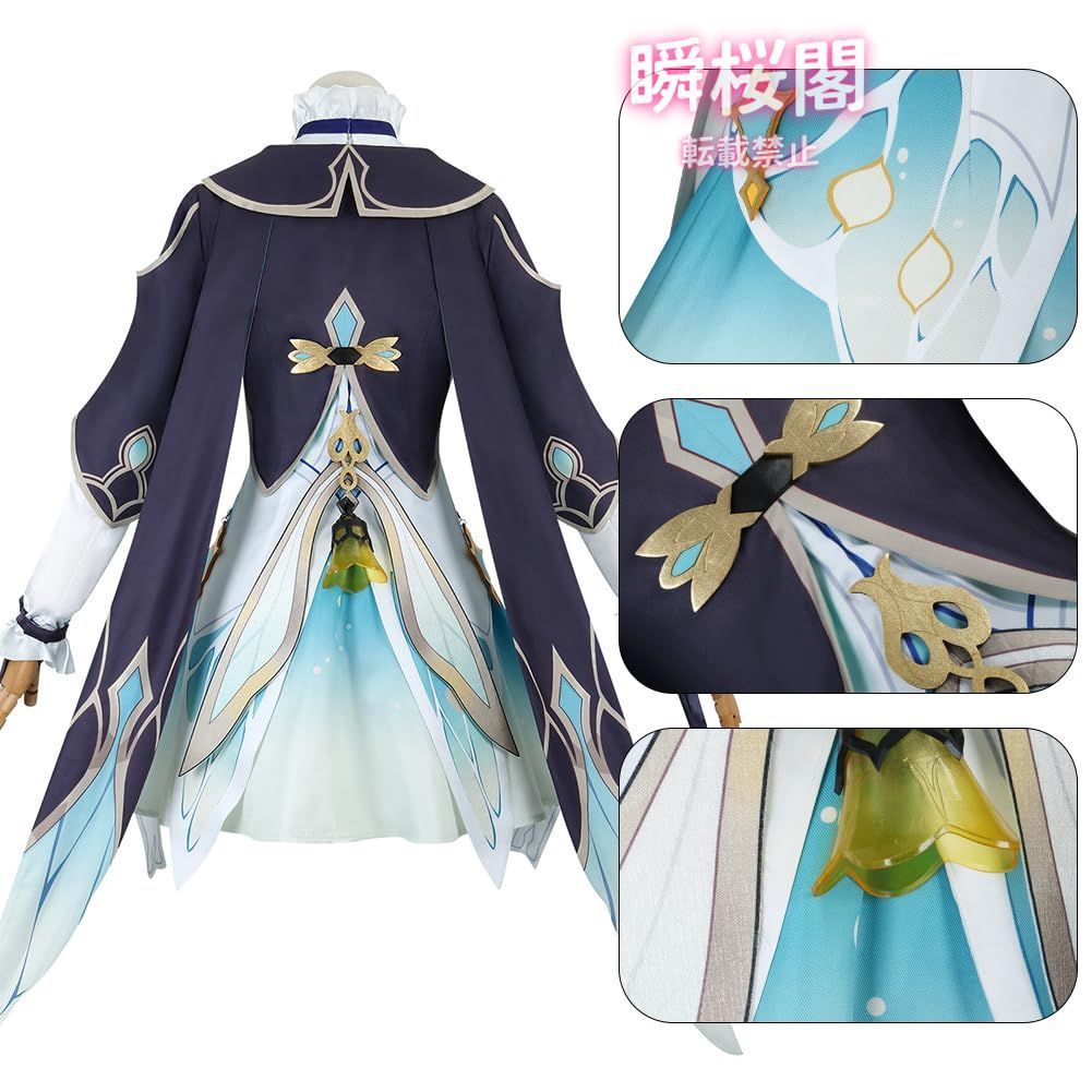 新発売 新発売 崩壊 スターレイル ホタル コスプレ衣装 ウィッグ