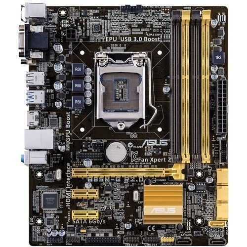 ASUS B85M-G R2.0 LGA 1150 Intel B85 HDMI SATA 6Gb/s USB 3.0 Micro ATX Intel Motherboard