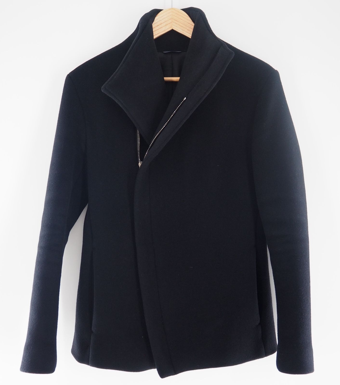 junhashimoto/ジュンハシモト ラップコート ブラック サイズ2