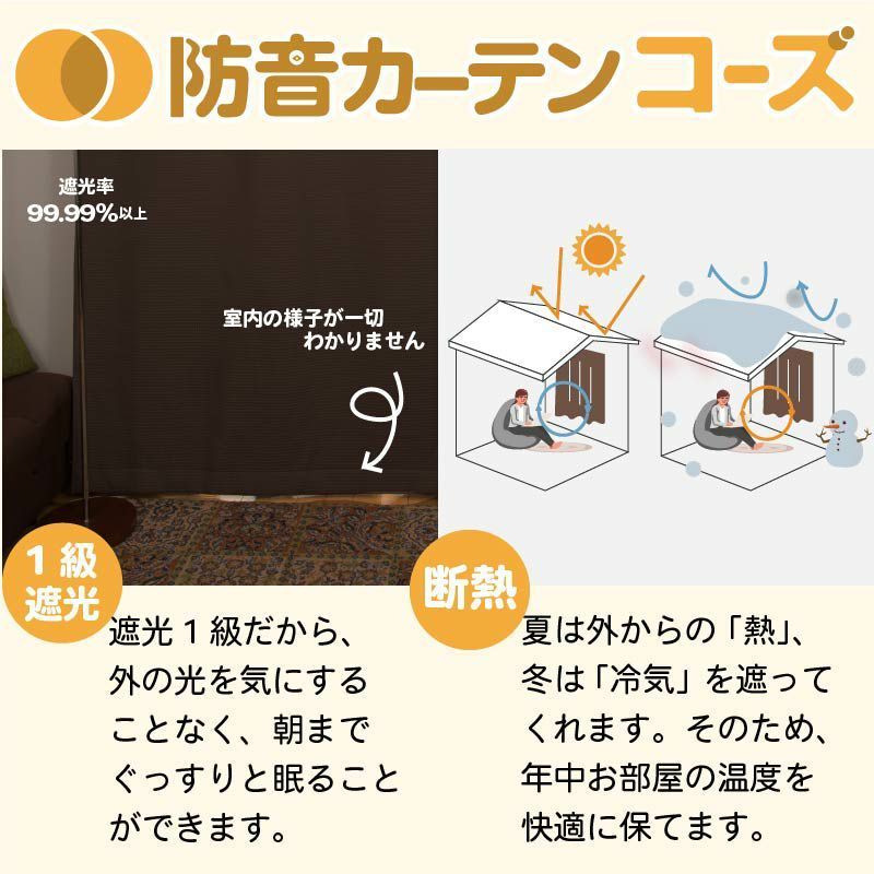 卍 5重構造の防音カーテン