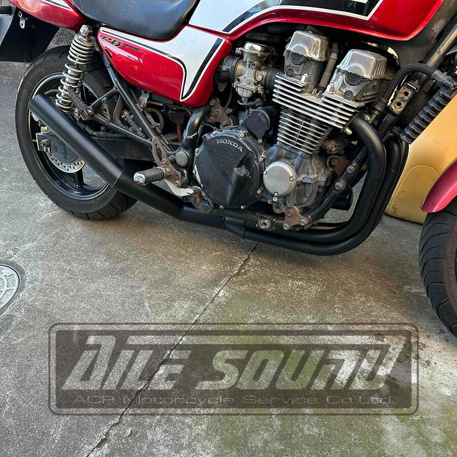 CB750 RC42 エルサウンド ショート管 ブラック マフラー 【新品】AILE SOUND - メルカリ