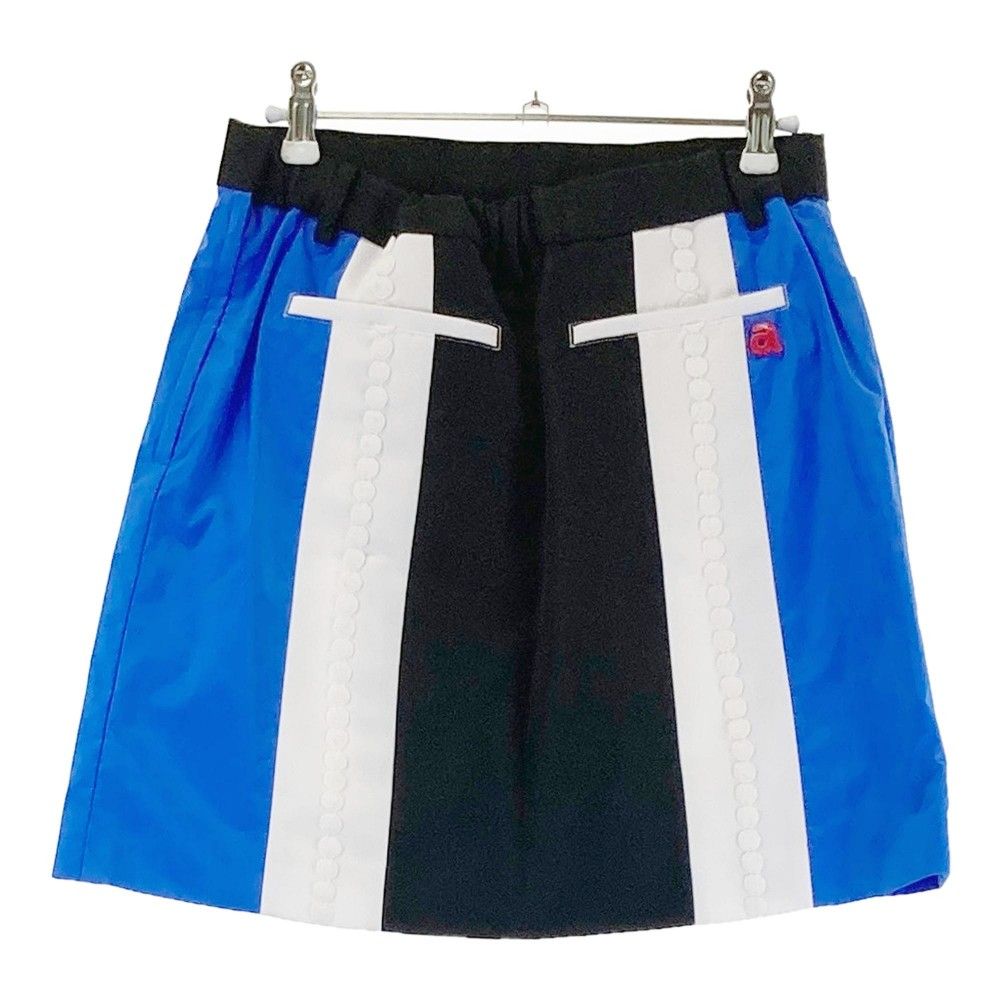 サイズ：40 ARCHIVIO アルチビオ ; スカート ストライプ柄 ブルー系