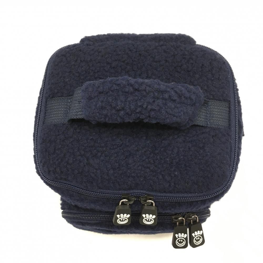 超美品】パーリーゲイツ 2WAY保冷カートバッグ ネイビー ボア