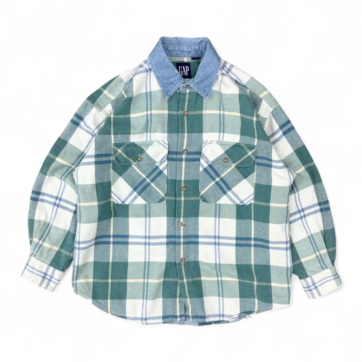 オールド GAP ギャップ キッズ フランネル シャツ XS