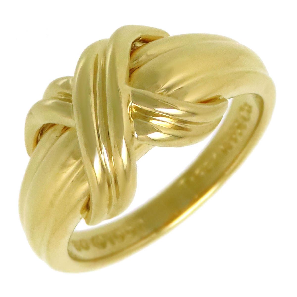 ティファニー シグネチャー リング #11.5 750 (K18YG) レディース  