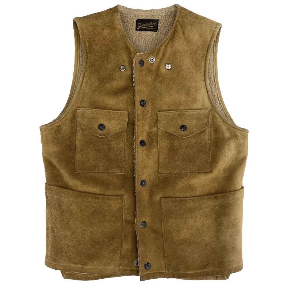 TENDERLOIN テンダーロイン T-SUEDE VEST スエード ベスト ブラウン系 