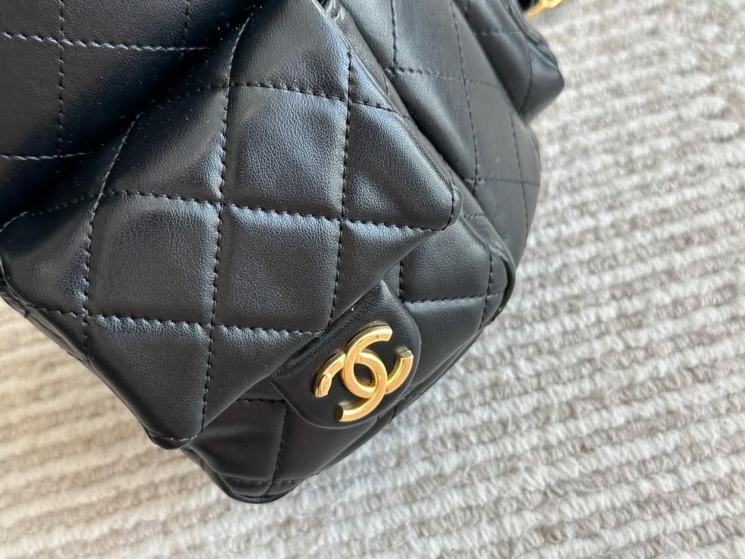 【美品】CHANEL ブラック ショルダーバッグ 美品 ファッション CHANEL ブラック ショルダーバッグ - メルカリ