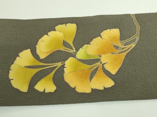平和屋着物□極上 名門染元 秀美 十日町友禅 九寸名古屋帯 刺繍