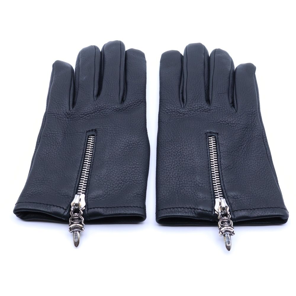 極美品】RRL ダブルアールエル グローブ M ブラック レザー 極美