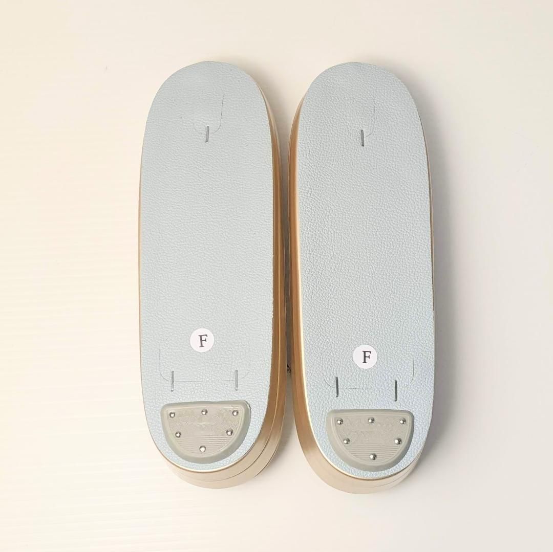 草履バッグセット 振袖 帯地 金 ゴールド 古典 フリーサイズ w48-7