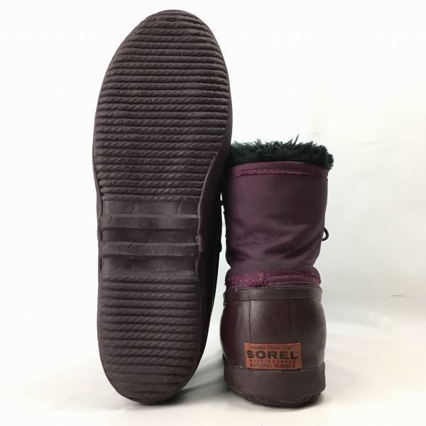 SOREL/ソレル size7 25.0程度 Vintage カナダ製 スノーブーツ ライナー