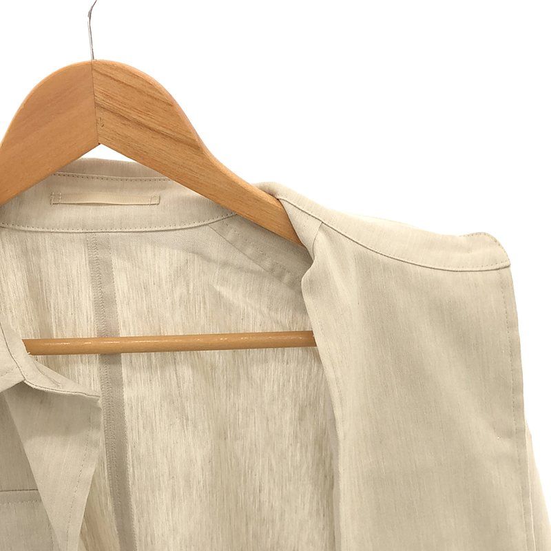 madameh closet リネン混サファリスカート38
