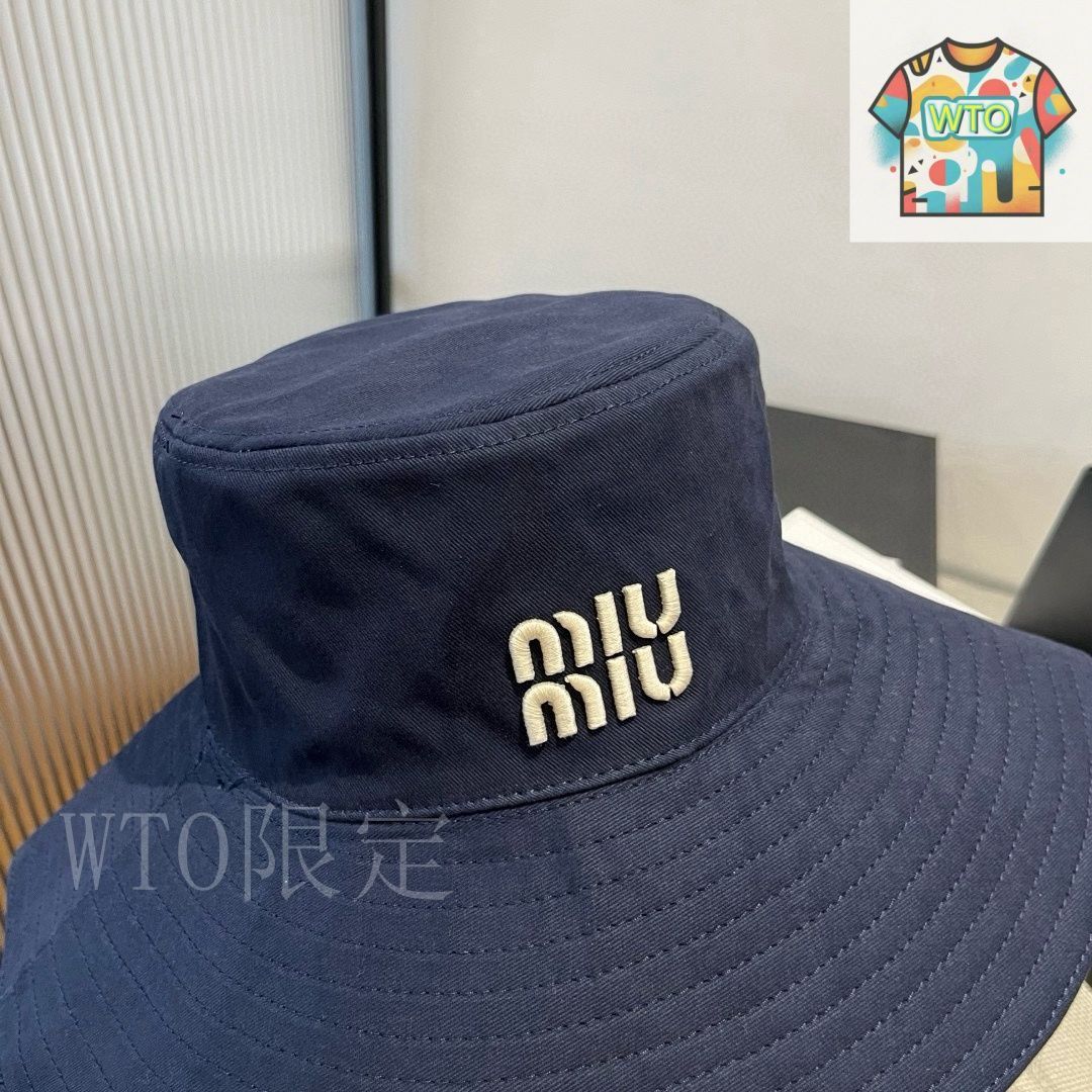 今日特価】MIUMIU 専門店款 フィッシャーハット - メルカリ