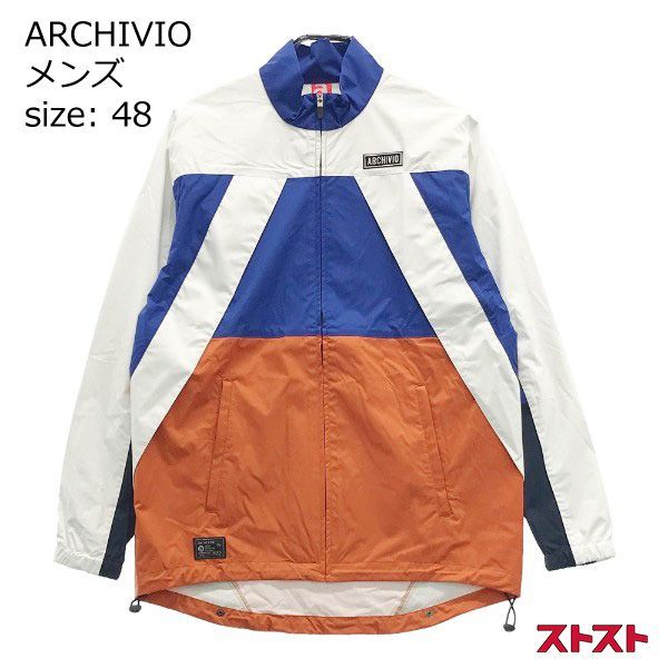 サイズ：48 ARCHIVIO アルチビオ  ジップジャケット  ブルー系 [240101437718] ゴルフウェア メンズ ストスト アルチビオ メンズ ブルゾン - ゴルフウェア通販 ビキジャパン公式