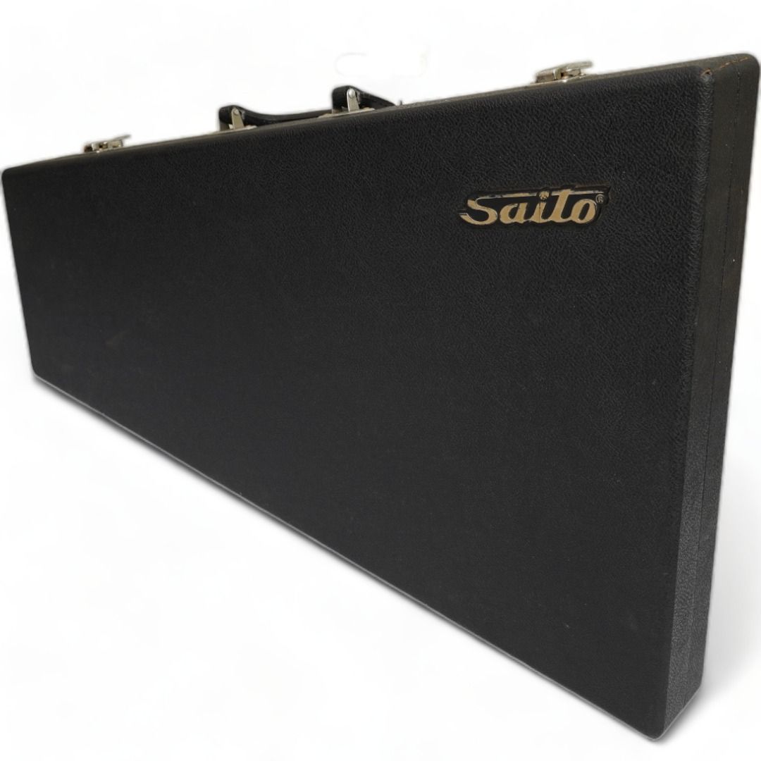 【美品】グロッケン　鉄琴　32鍵　ケース付　SAITO 一体型 極美品】 SAITO サイトウ グロッケン 鉄琴 32音 ハードケース一