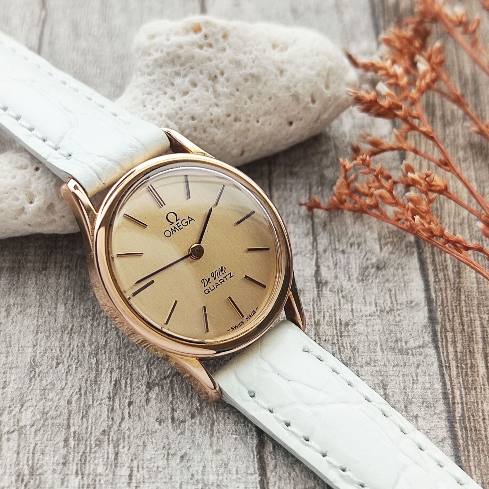 保証付 OMEGA オメガ デヴィル 1980年製 レディース 腕時計 - メルカリ
