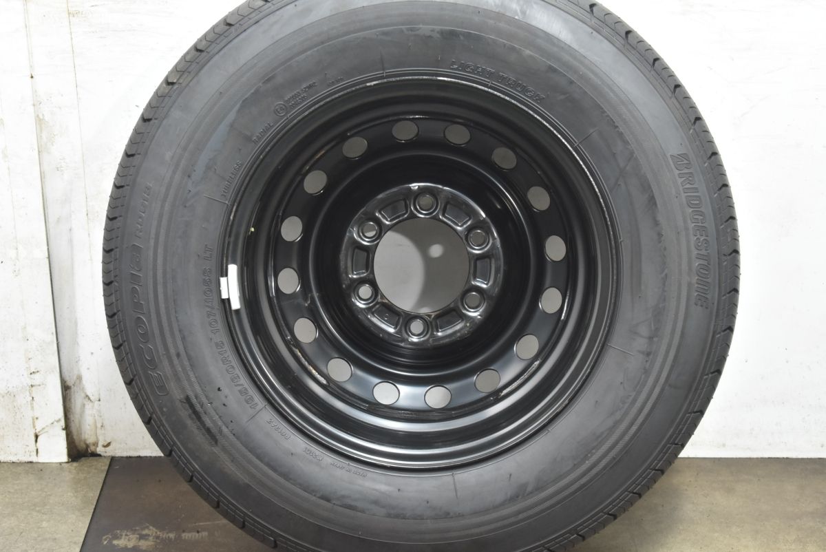 製 新車外し品 トヨタ 200 ハイエース 純正 15in 6J 35 PCD139.7 ブリヂストン エコピア RD613 195 80R15 1本 スペア 交換用 FFCRYSTALESIA_COM
