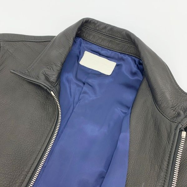 リサウンドクロージングディアスキンシングルライダースジャケット