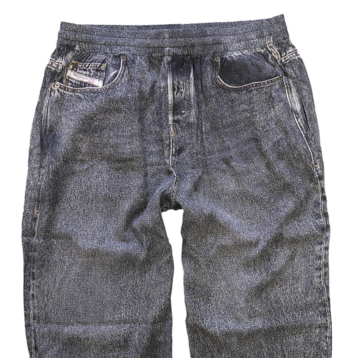 ◇ DIESEL ◇ディーゼル◇トロンプルイユ デニム 転写プリント パンツ