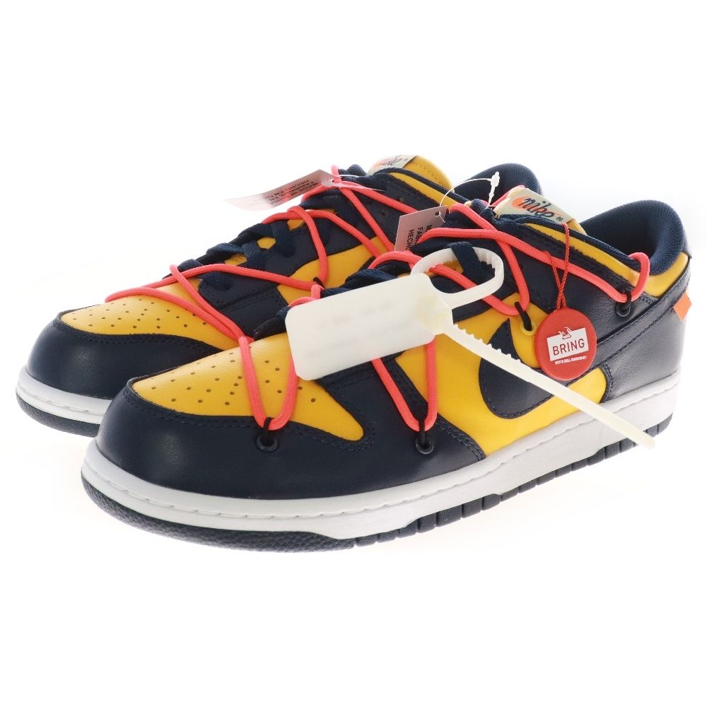NIKE (ナイキ) ×OFF-WHITE DUNK LOW LTHR CT0856-700 オフホワイト 