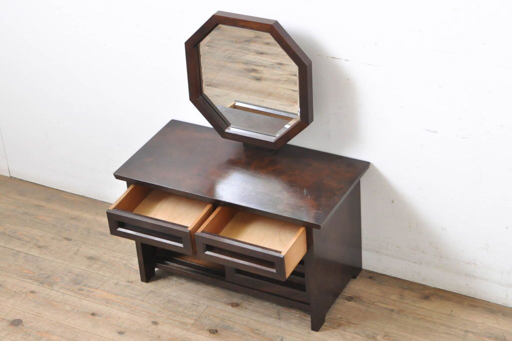 ☆事前問合せ必須☆ 松本民芸家具 八角鏡台 絶版品 #303型 小振り