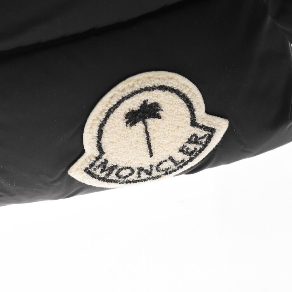 MONCLER (モンクレール) ×Palm Angels Quilted Nylon Shoulder Bag G209L5D50000 パームエンジェルス ナイロンショルダーバッグ ブラック