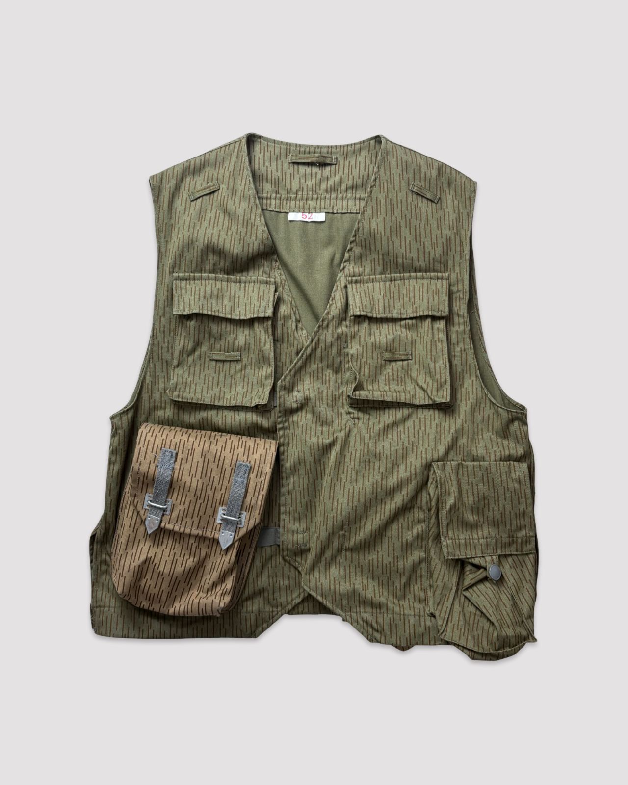希少品 東ドイツ軍 NVA レインドロップカモ アサルトベスト