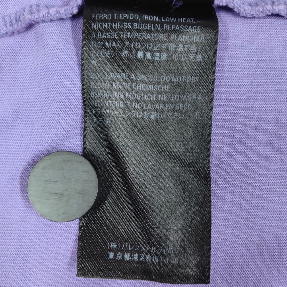 BALENCIAGA バレンシアガ 2021.651795 デストロイ加工 ロゴTシャツ  