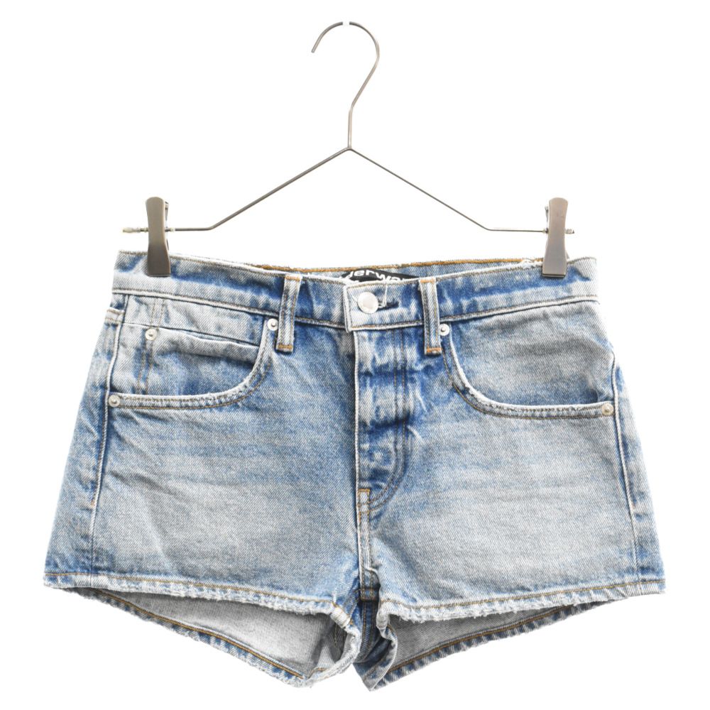 Shop alexanderwang.t Bite Logo Denim Shorts | Saks Fifth