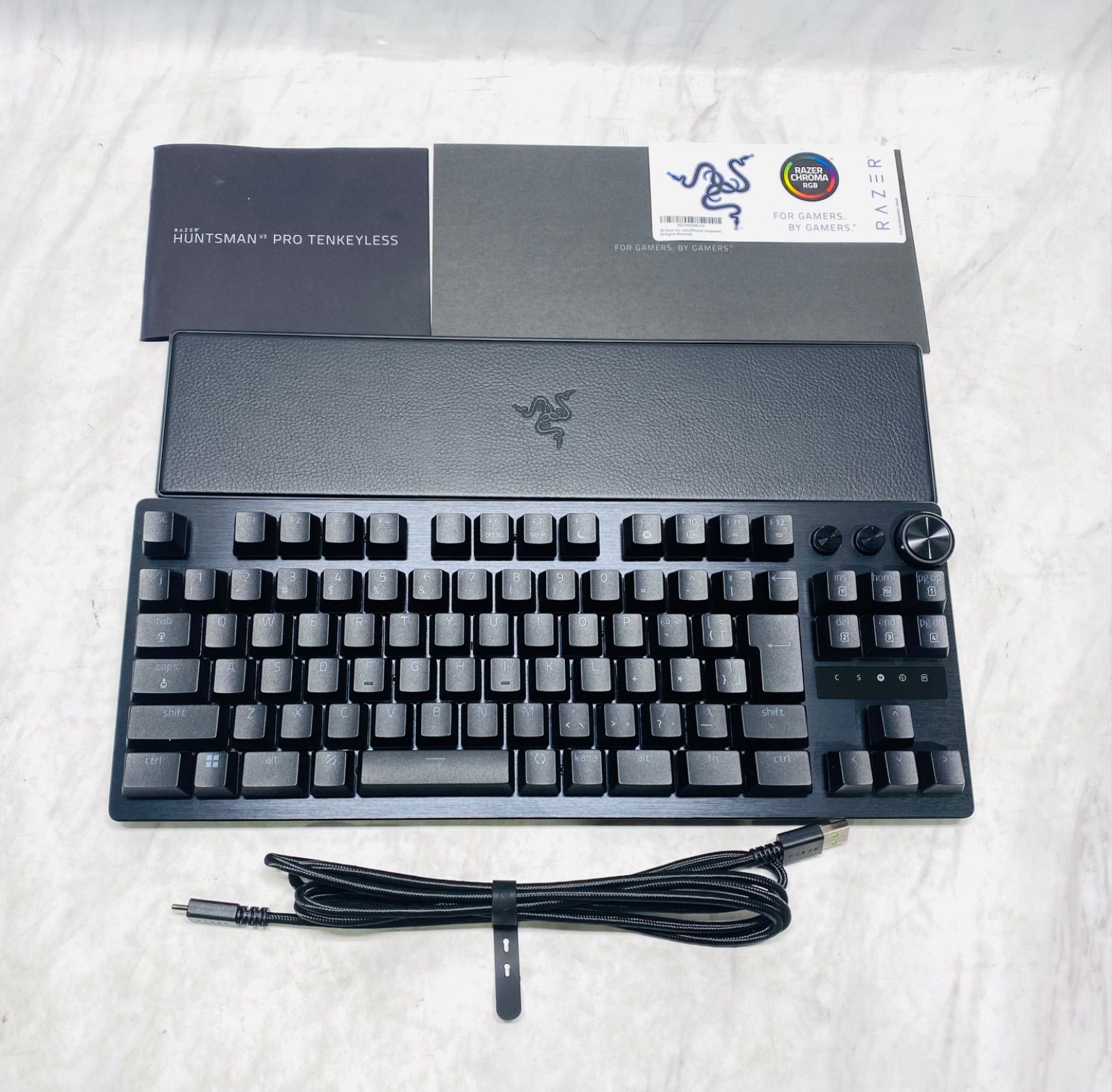 【訳あり品】 ラピッドトリガー 搭載 Razer レイザー Huntsman V3 Pro Tenkeyless JP A0712 0828ML014 0120240826101199