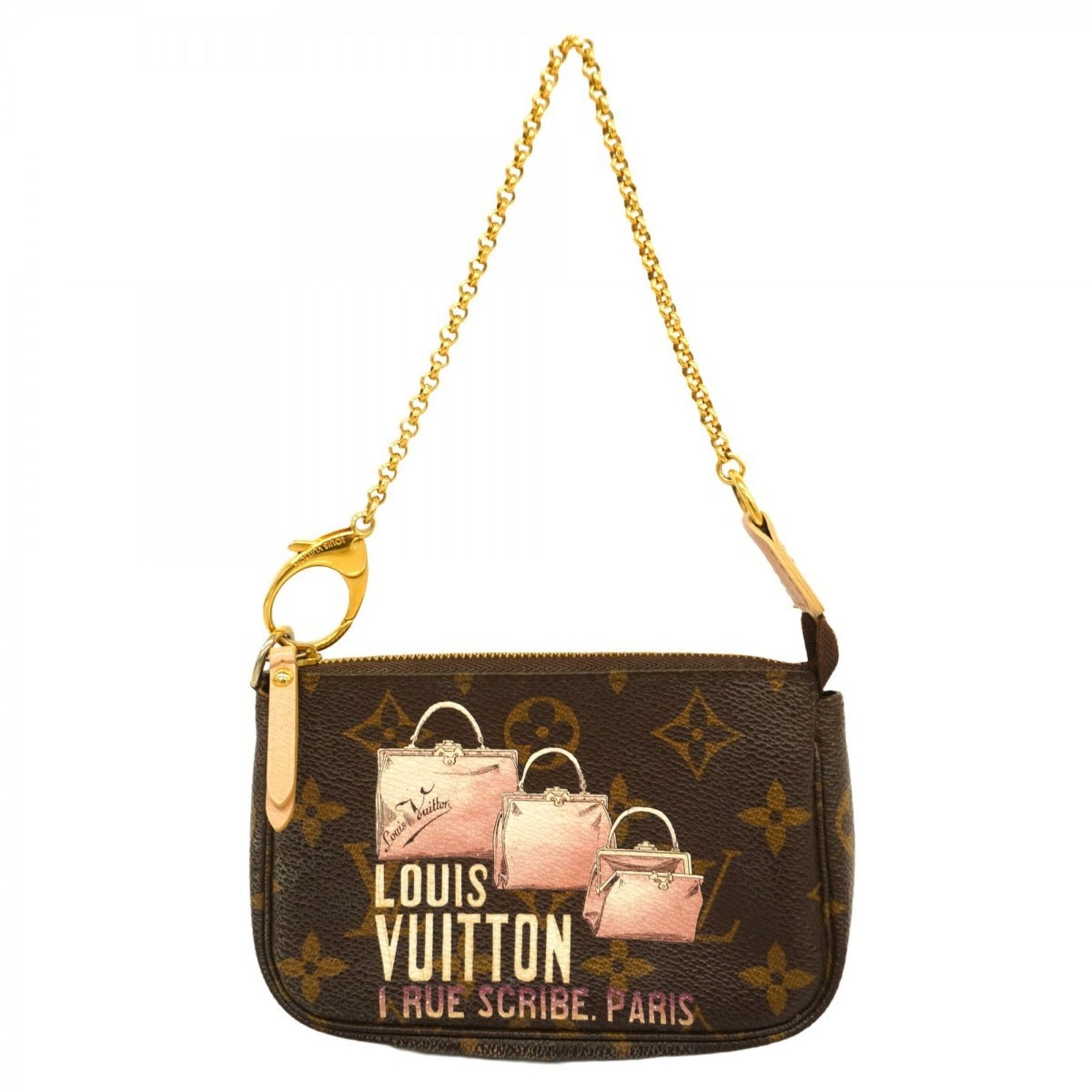 ルイ ヴィトン Louis Vuitton ルイ ヴィトン ポーチ モノグラム M60245 ミニポシェットアクセソワール ブラックレディース