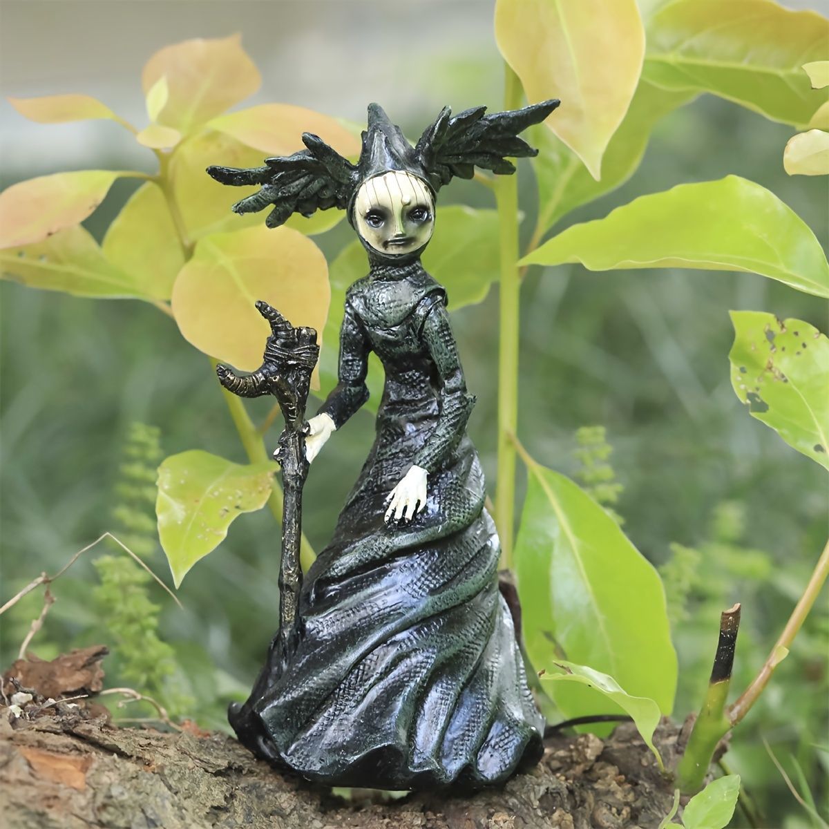 魔女 悪魔 樹脂像 怪物 フィギュア 置物 15.5cm インテリア 装飾品 