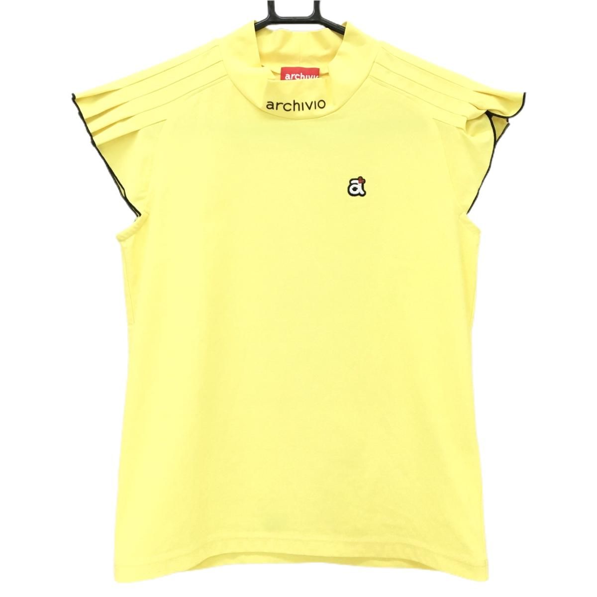 【最終値下げ】 新品 未使用 archivio イエロー ノースリーブ シャツ 最終値下げ】 新品 未使用 archivio イエロー ノースリーブ