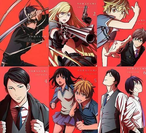 中古】アニメBlu-ray Disc ノラガミ ARAGOTO 初回生産限定版 全6巻
