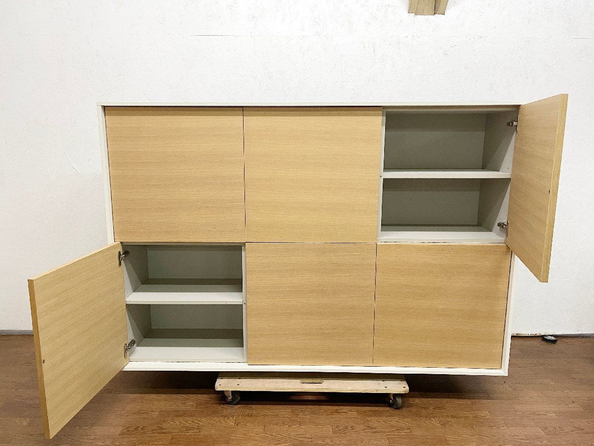 引取 ●Tisettanta ティッセタンタ THESIS ナチュラルシェルフ キャビネット サイドボード 収納棚 モダン イタリアデザイン家具 店舗什器 貝1225