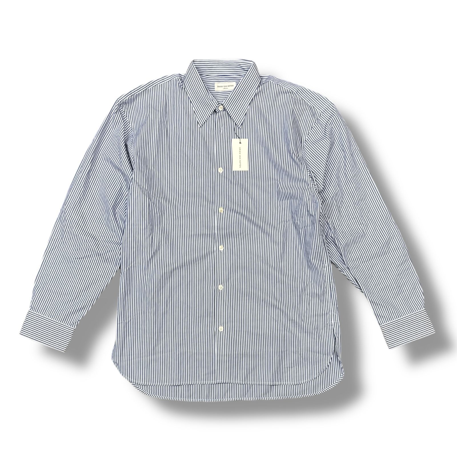 5/6まで　新品未使用　DRIES VAN NOTEN シャツ 参考上代66000円 未使用品 DRIES VAN NOTEN ストライプ長袖