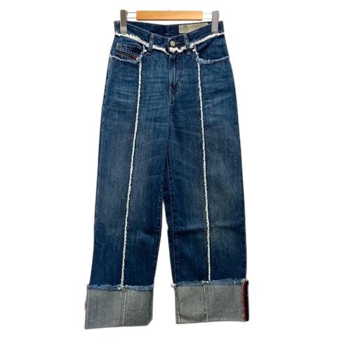 DIESELレディースダークブルー デニムWidee(24) DIESEL（ディーゼル）の「DIESEL (ディーゼル) WIDEE デニムハイ