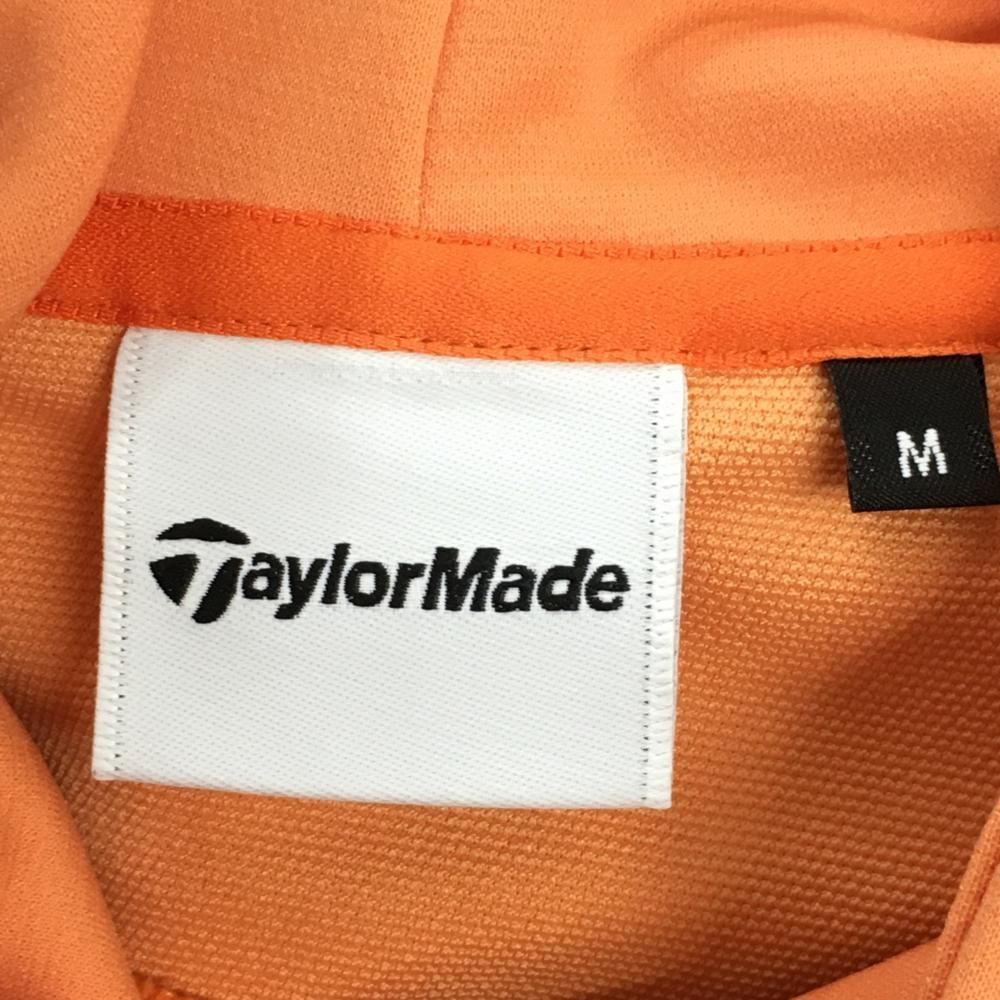 【新品未使用】テーラーメイドフード付きトレーナー Mサイズ 超美品】テーラーメイド フード付トレーナー オレンジ フロント