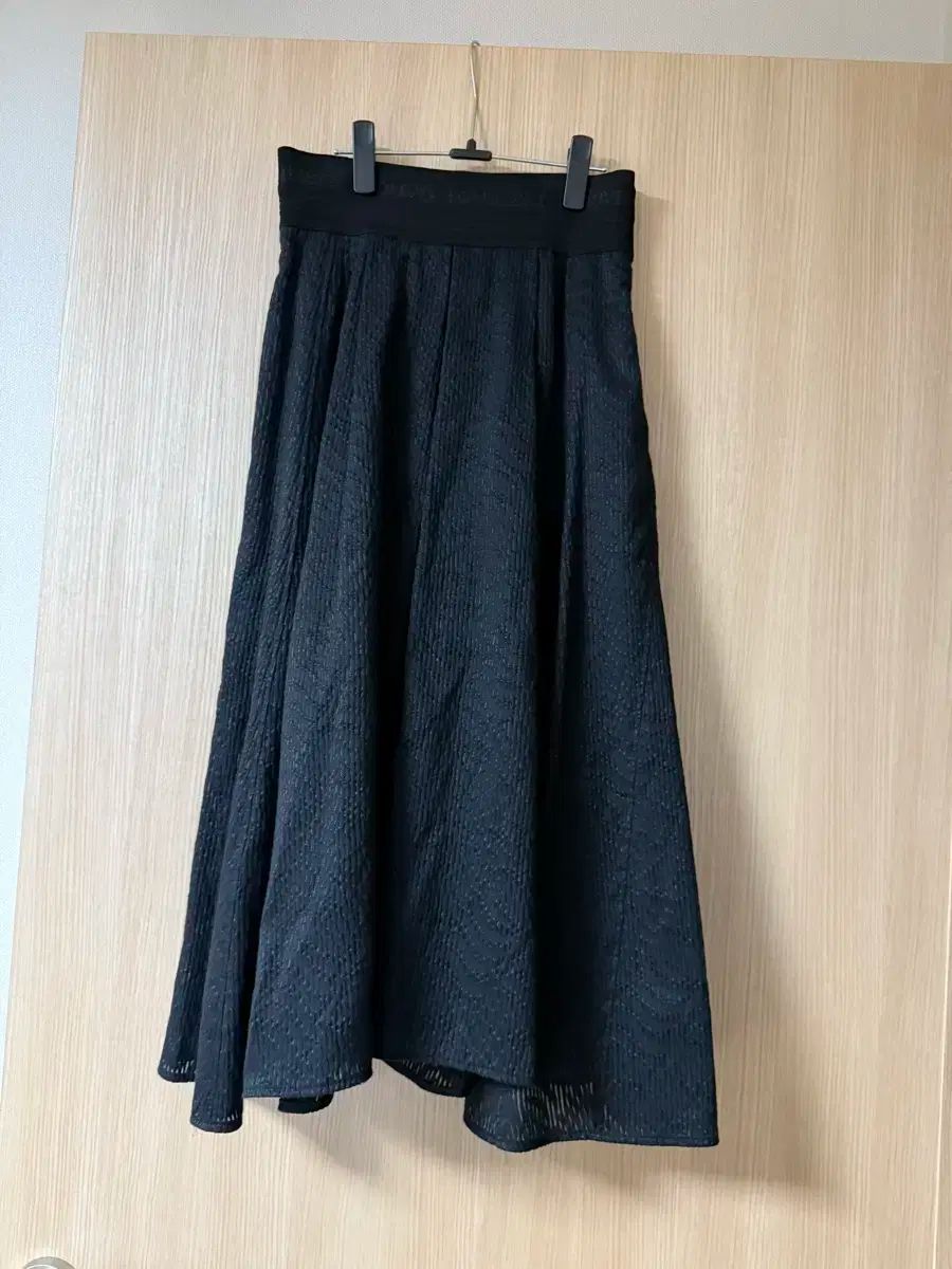 SYSTEM(システム) ブラックロング スカート