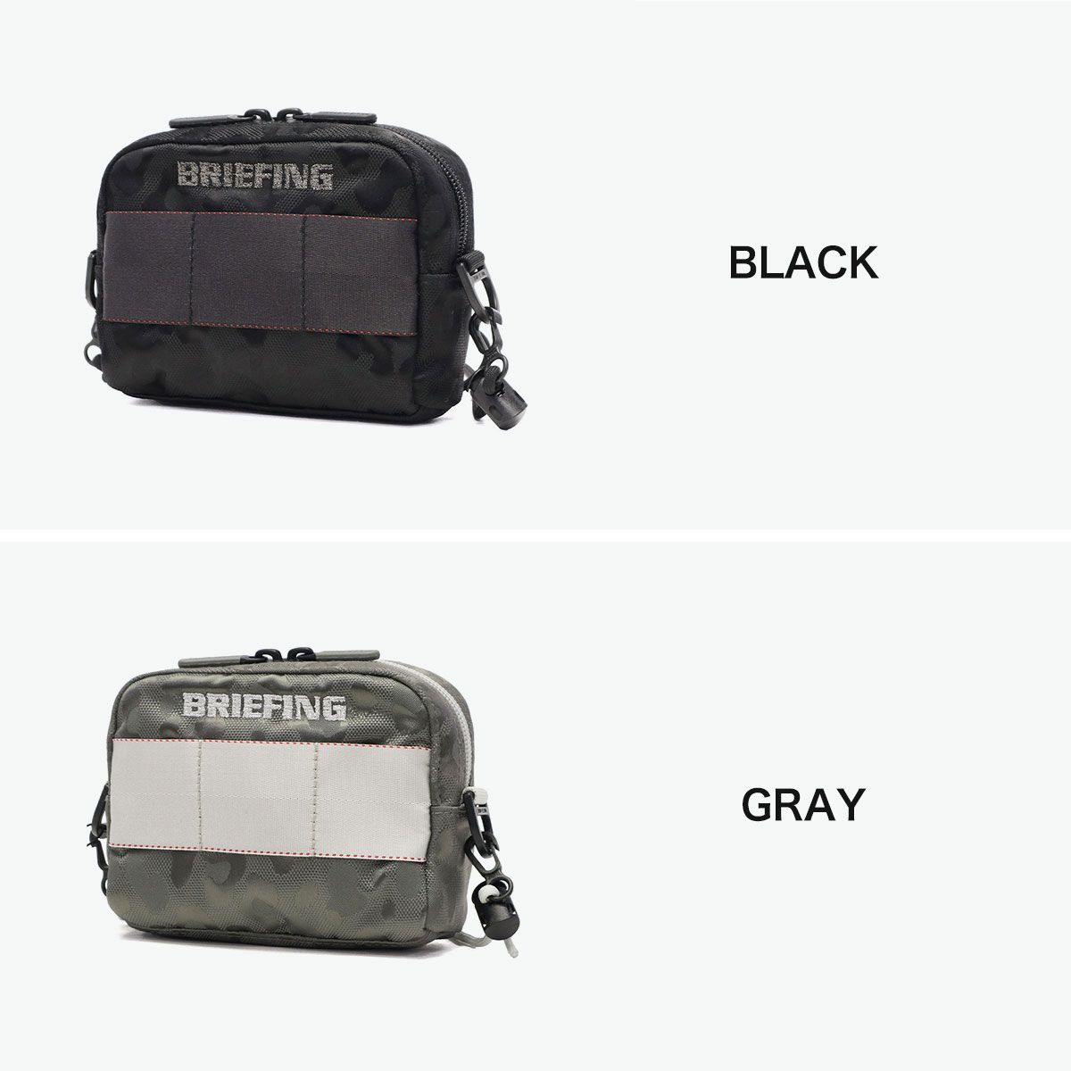 BRIEFING ブリーフィング ゴルフポーチ グレーカモフラ柄 ブリーフィングゴルフ ポーチ BRIEFING GOLF BRIEFING カモフラージュ