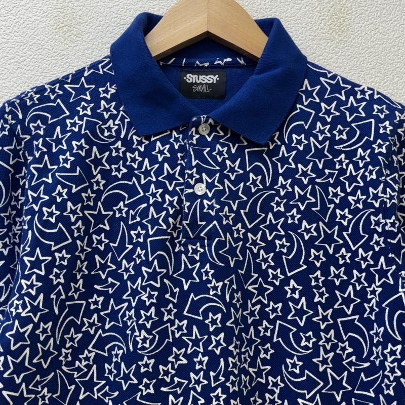 STUSSY (ステューシー) ポップシャウト バブル 総柄 ポロシャツ STUSSY ステューシー ポロシャツ 長袖 メンズ Big Stripe Rugby